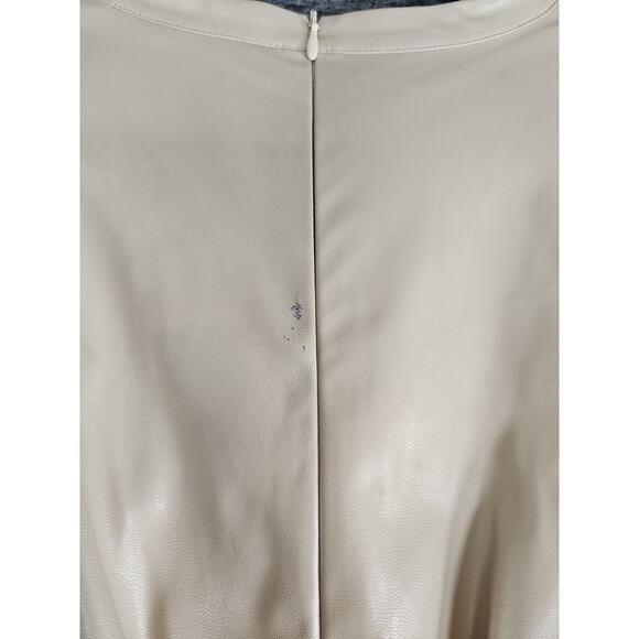 Isabel Marant Étoile Balesi Asymmetric Hem Faux Leather 10 US - Picture 16 of 16